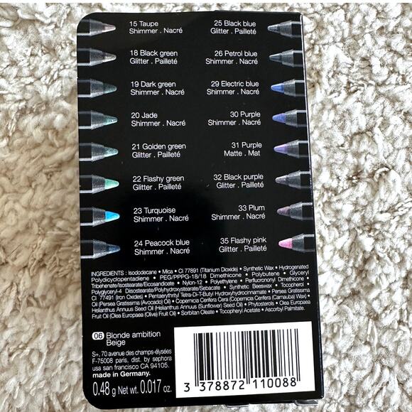 3 Eye Pencil Bundle Black Sephora Laura Mercier  Liner & Gold Highlighter - Picture 7 of 12